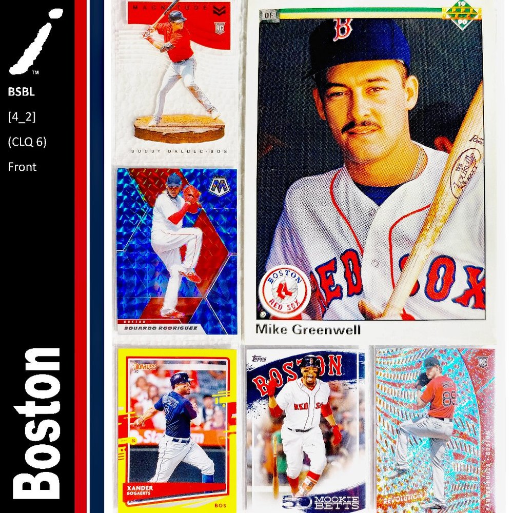 Boston Red Sox 6 Card Lot -  BSBL [4_2]